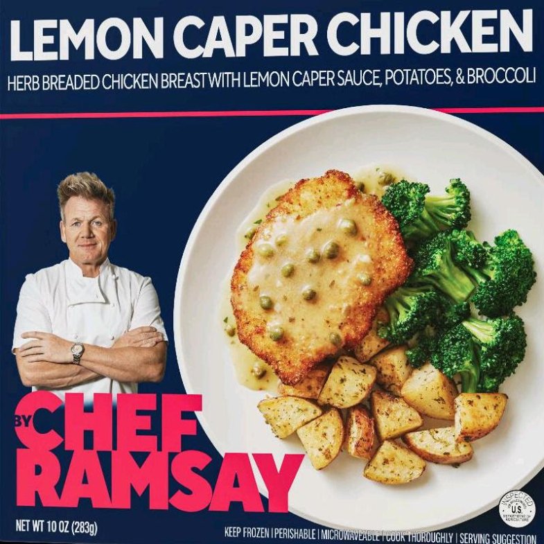 Gordon Ramsay nedávno informoval o své první řadě mražených potravin