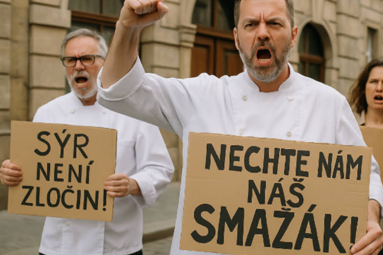 Restauratéři se bouří, foto: AI